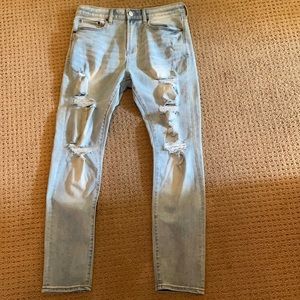 PacSun ripped Denim blue jeans
